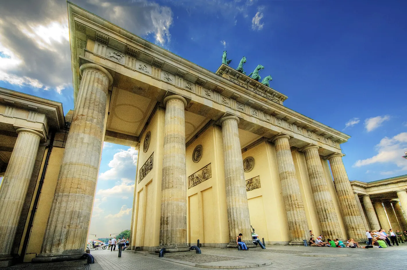 The Brandenburg Gate in Berlin, Germany